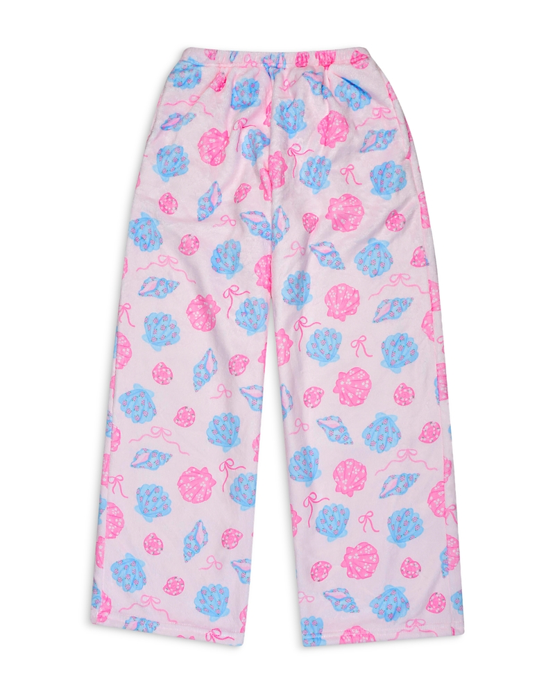 Iscream Girls' Seashell Plush Pants - Little Kid, Big Kid