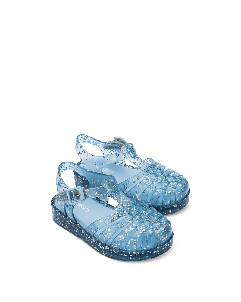 Mini Melissa Girls' Possession Shiny Elements Ii Jelly Sandals Toddler, Little Kid