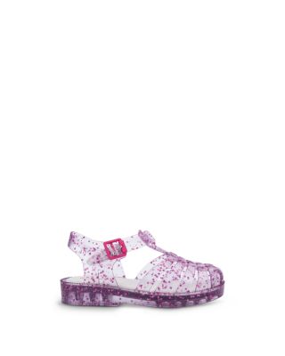 Mini Melissa Girls' Possession Shiny Elements Ii Jelly Sandals Toddler, Little Kid