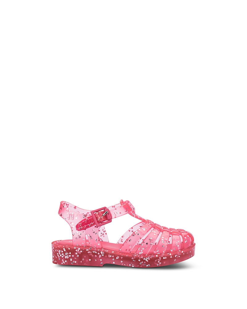 Mini Melissa Girls' Possession Shiny Elements Ii Jelly Sandals Toddler, Little Kid