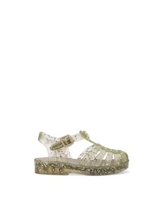 Mini Melissa Girls' Possession Shiny Elements Ii Jelly Sandals Toddler, Little Kid