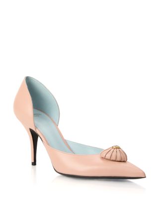 Valentino Garavani Women's Embellished Leather d'Orsay Pumps
