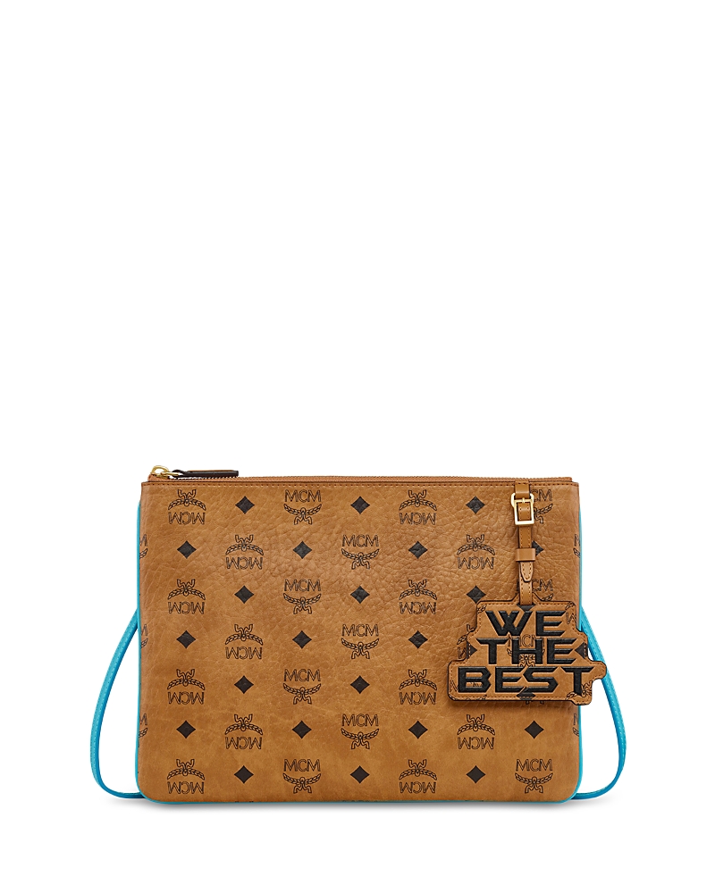 Mcm Collection Mcm X Wtb Allover Logo Flat Pouch
