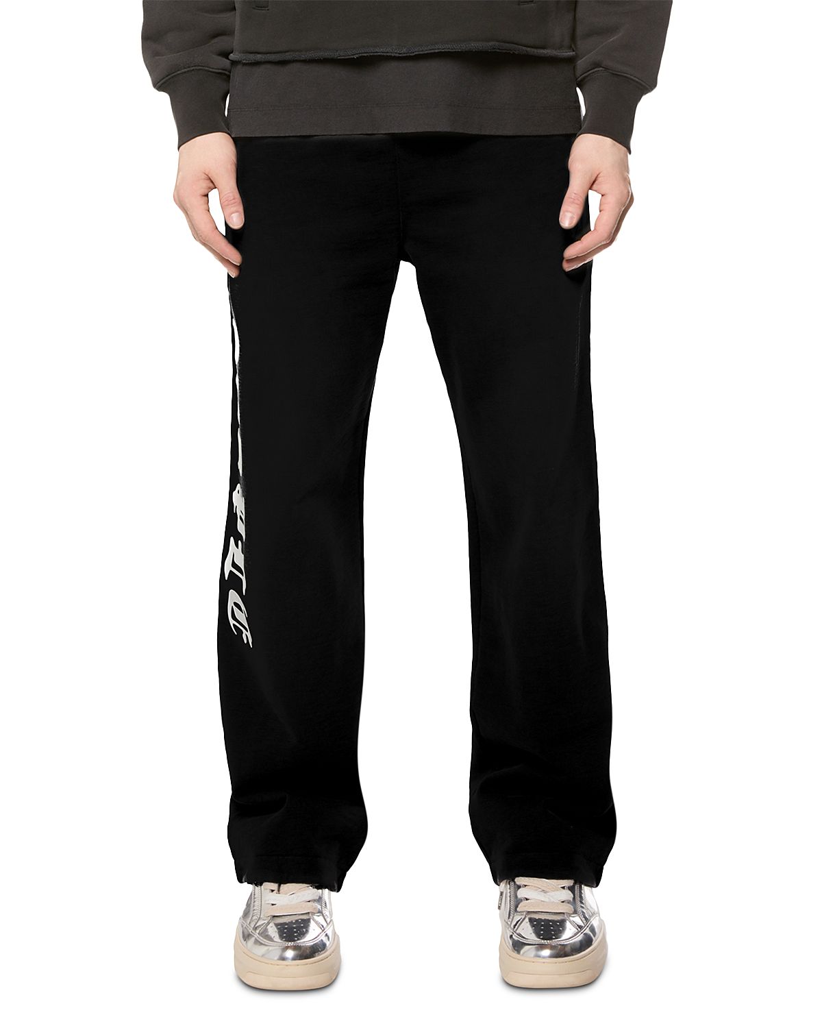 Purple Brand Old English Straight Fit Logo Cotton 32 Pants