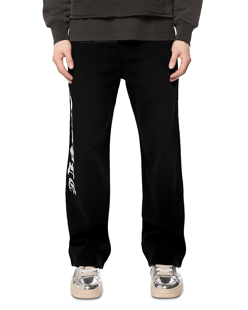 Purple Brand Old English Straight Fit Logo Cotton 32 Pants