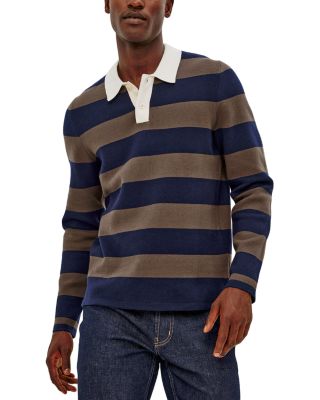 Luther Relaxed Fit Striped Polo Sweater
