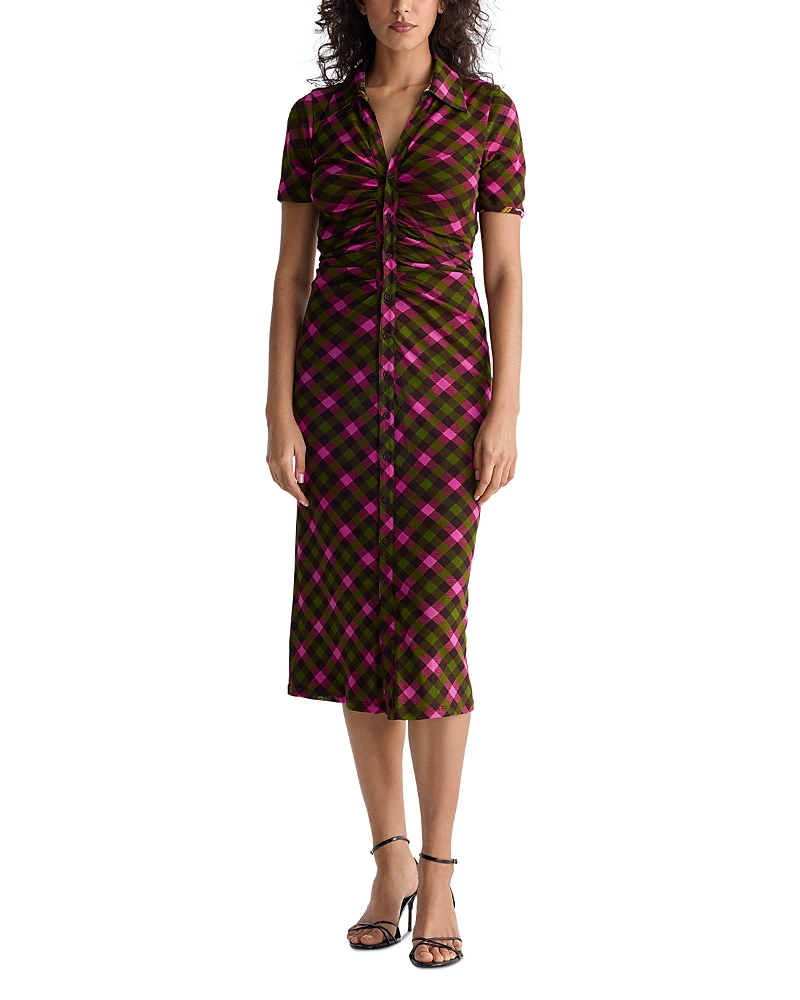 Diane von Furstenberg Zoey Reversible Collared Short Sleeve Dress