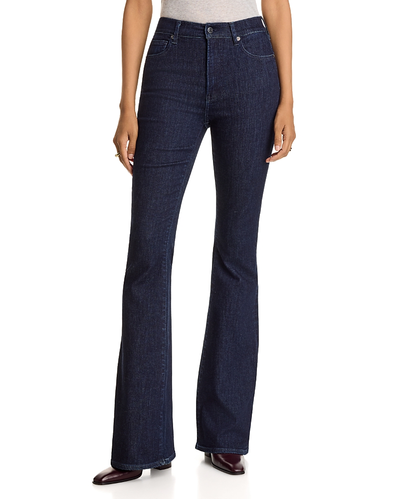 Veronica Beard Beverly High Rise Skinny Flare Jeans in Indigo Rinse