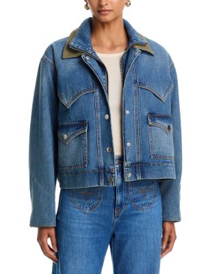 Wegner Double Collar Denim Jacket
