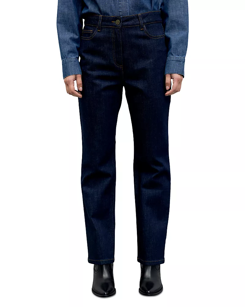 Gerard Darel Iza Straight Jeans in Blue