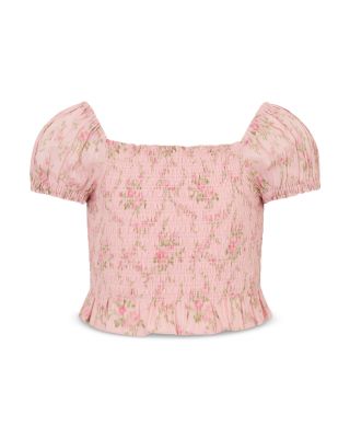 Girls' Fabielle Tween Smocked Top - Big Kid 