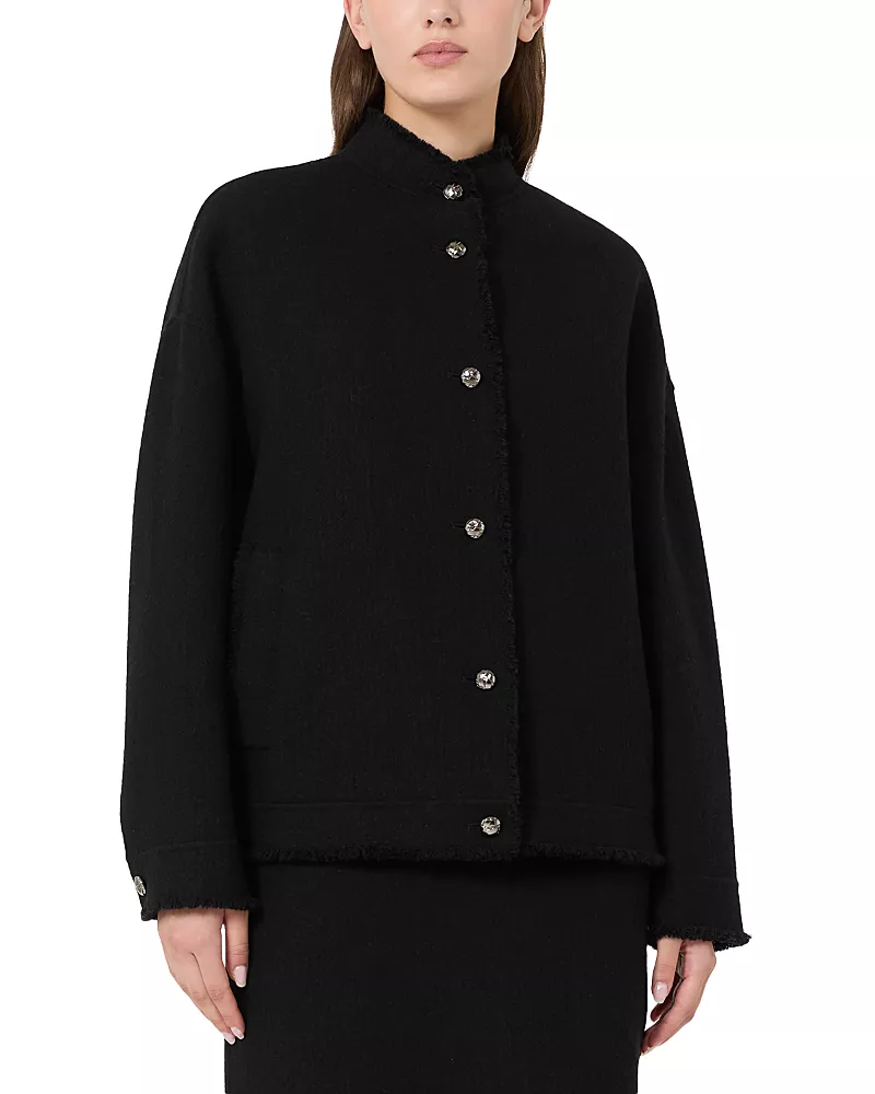Max Mara Mxmpalmizi Wool Bomber Jacket
