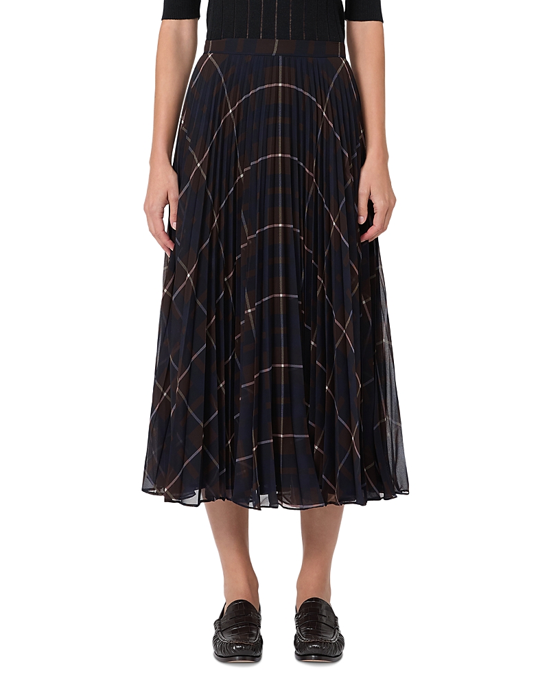 Max Mara Studio Mstpagana Pleated Midi Skirt