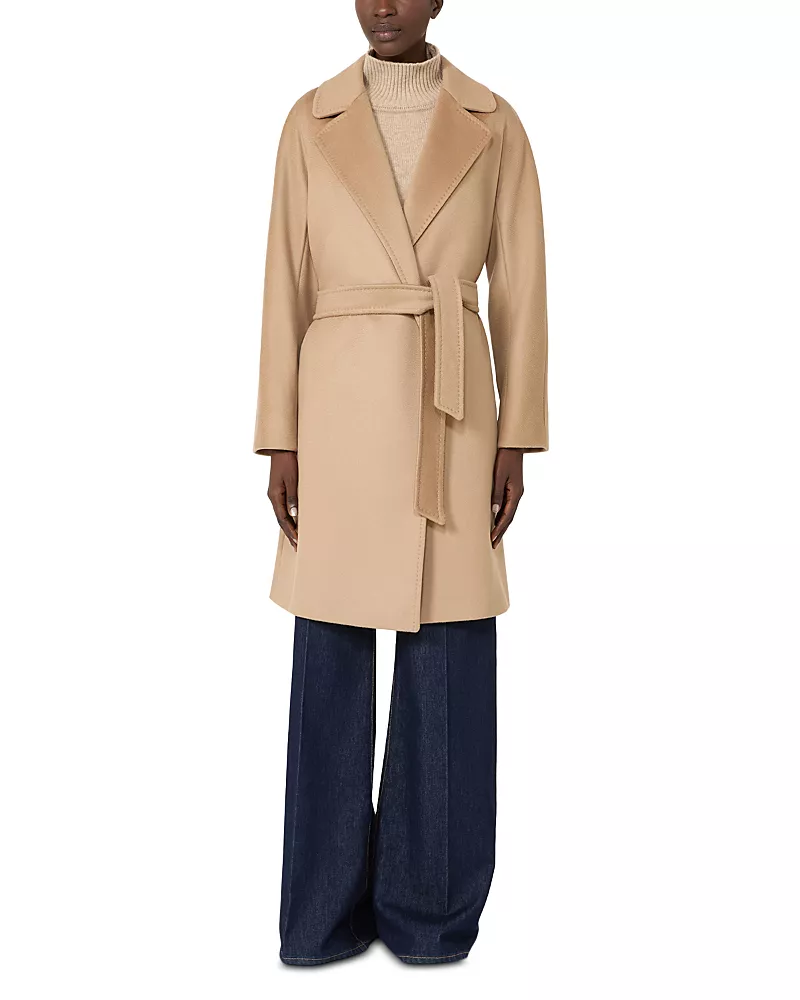 Weekend Max Mara Wkdpedale Wool Belted Coat