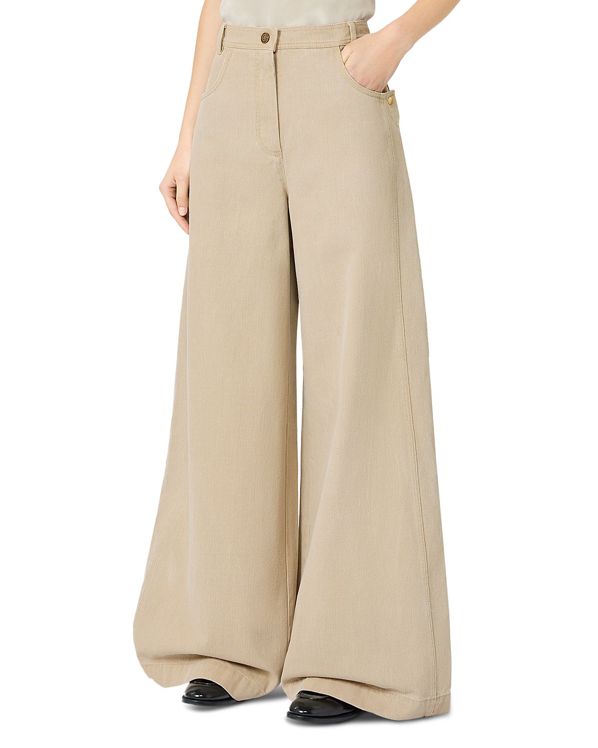 Max Mara Mxmalamaro Wide Leg Pants