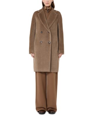 Alpaca Blend Double Breasted Coat