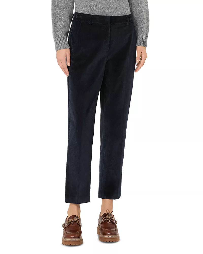 Weekend Max Mara Ultramarine Cotton Stretch Pants