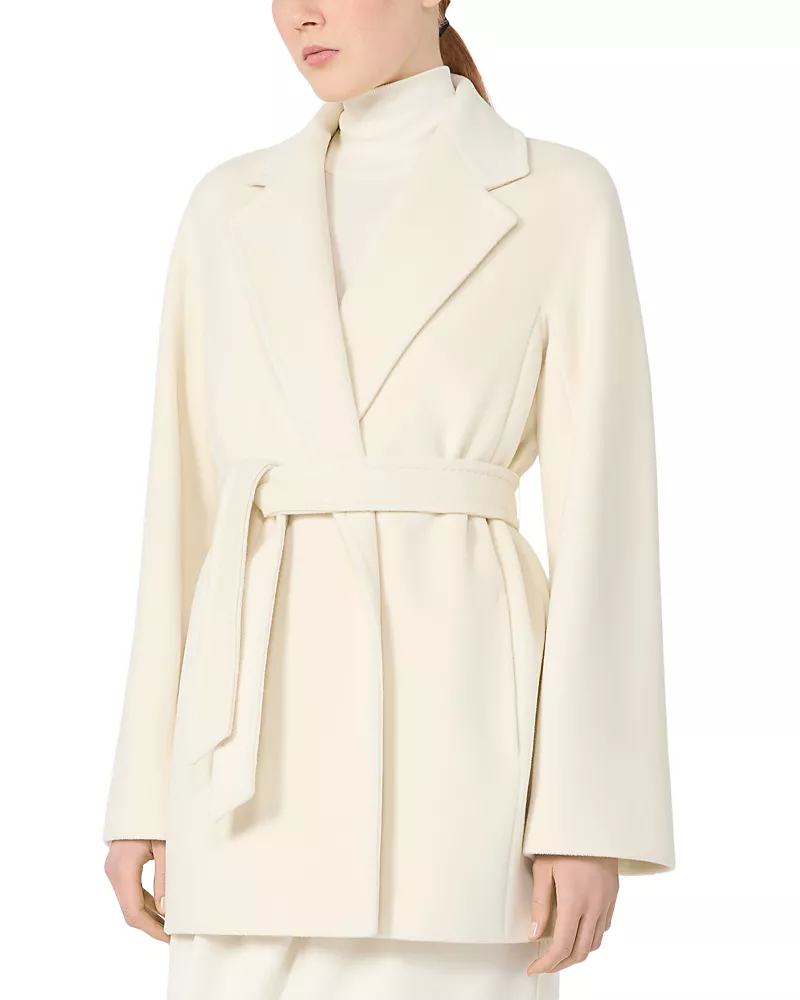 Max Mara Mxmondina Belted Wool Coat