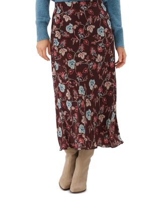 Bias Cut Midi Skirt