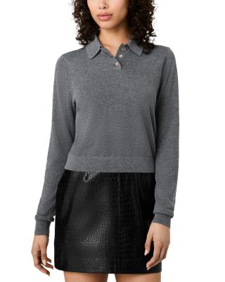French Connection Nola Knit Polo Top