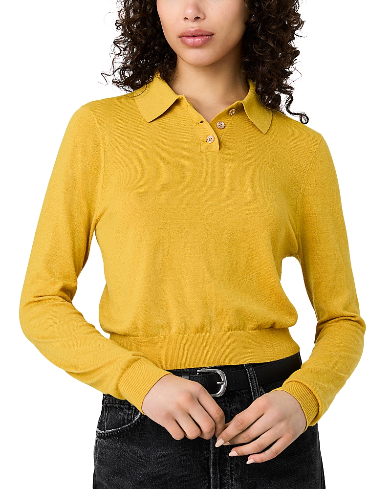French Connection Nola Knit Polo Top