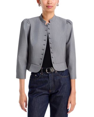 Kaelani Button Front Peplum Jacket - thumbnail 3