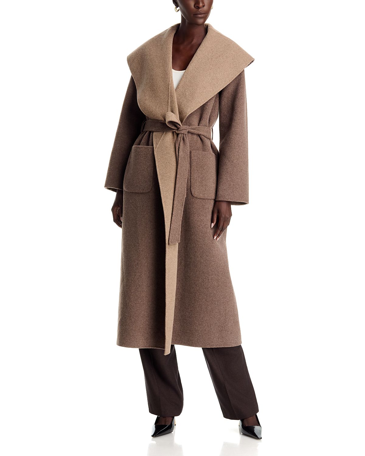 Simkhai Allura Reversible Belted Coat