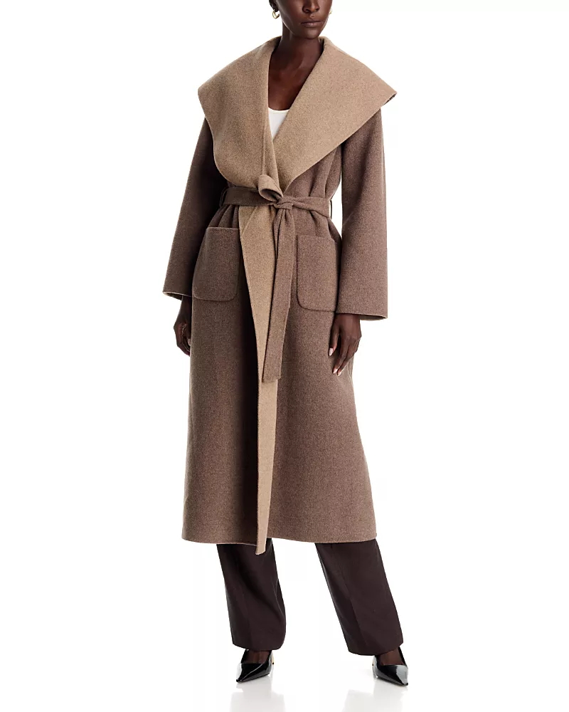 Simkhai Allura Reversible Belted Coat