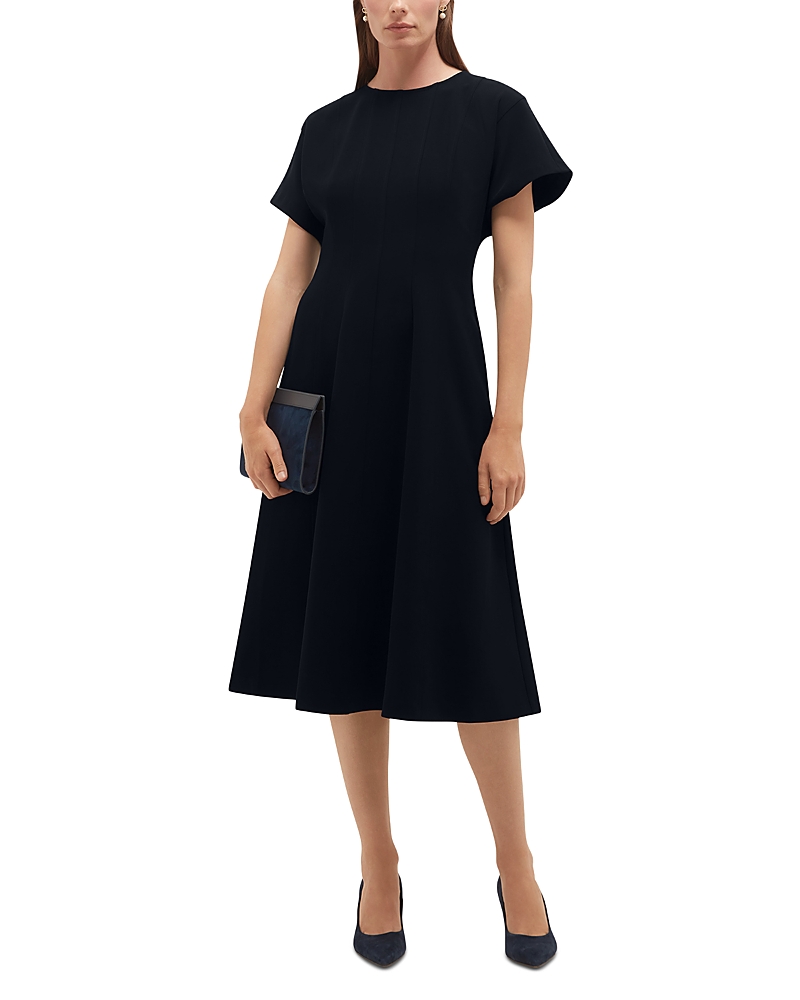 Hobbs London Petites Melina Cap Sleeve Midi Dress
