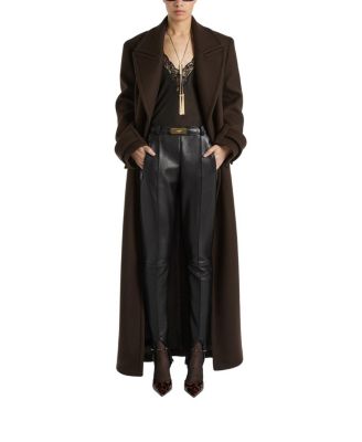 Belted Wool Cloth Coat