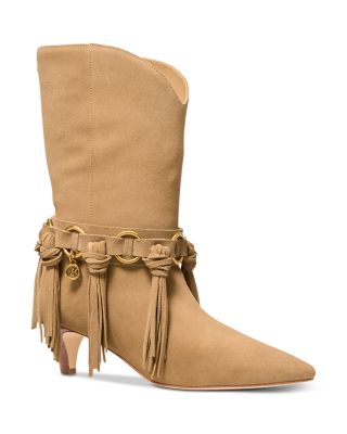 Women's Daniela Leather Fringe Boots
