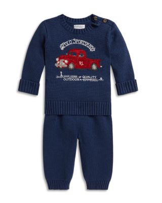 Boys' Polo Sportsman Cotton Sweater & Pants Set - Baby