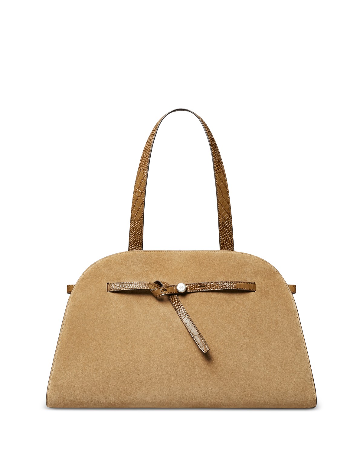 Tory Burch Romy Suede Large Bauletto Bag