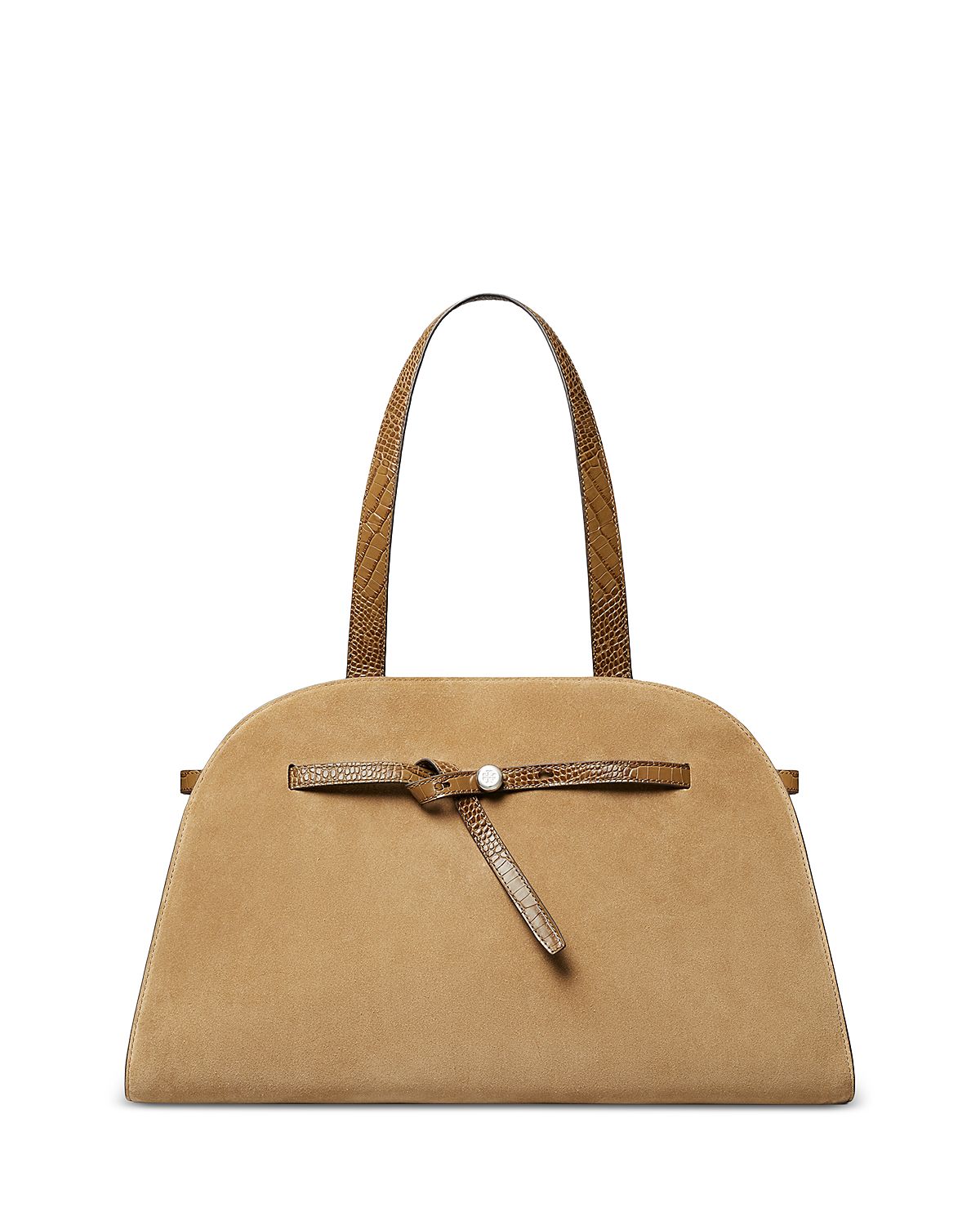 Tory Burch Romy Suede Large Bauletto Bag