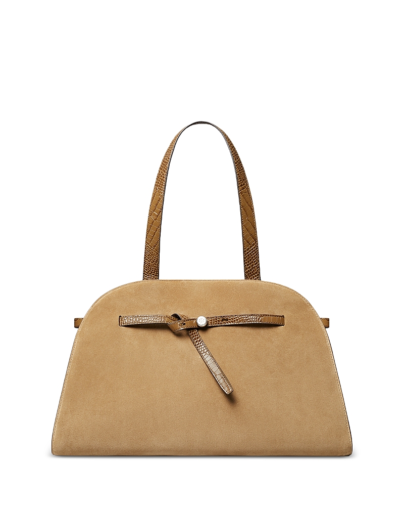 Tory Burch Romy Suede Large Bauletto Bag