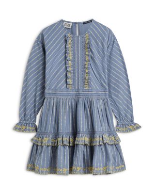 Girls' Festive Striped Dress - Little Kid, Big Kid