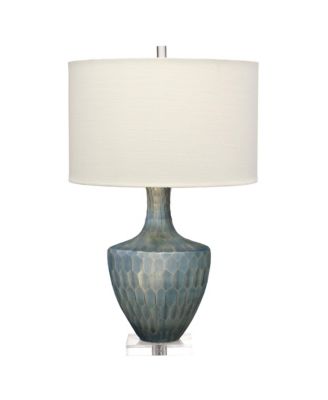  Boa Etched Glass Table Lamp