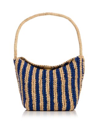 The Signature Woven Raffia Shoulder Bag