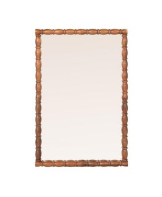 Rowena Interiors Mango Wood Bobbin Frame Mirror