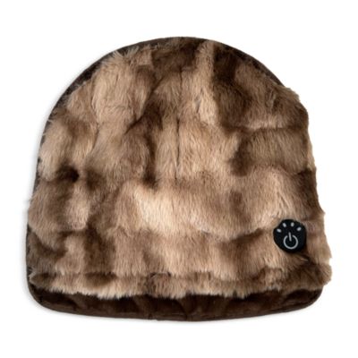 Bubble Faux Fur Heated Foot Warmer