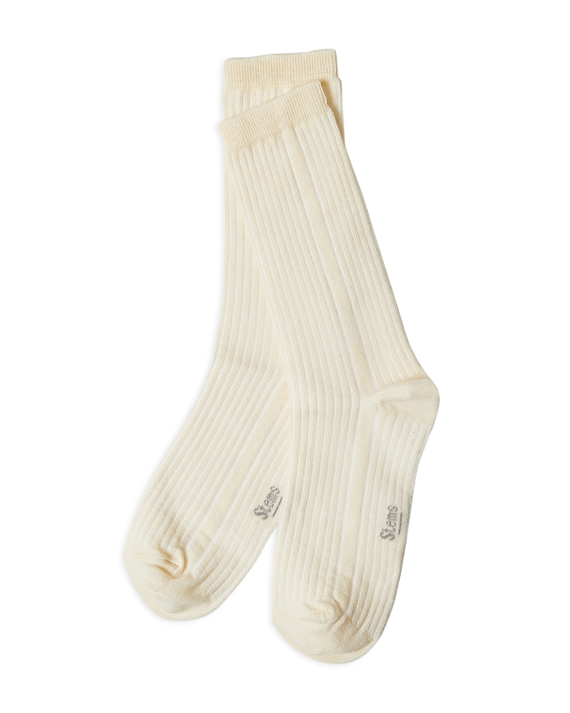 Stems Rib Knit Crew Socks