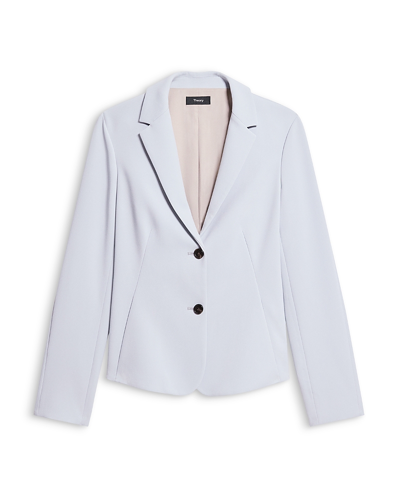 Theory Shaped Notch Lapel Blazer