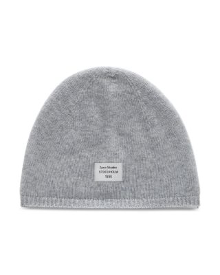 Acne Studios Cashmere Knit Beanie In Purple