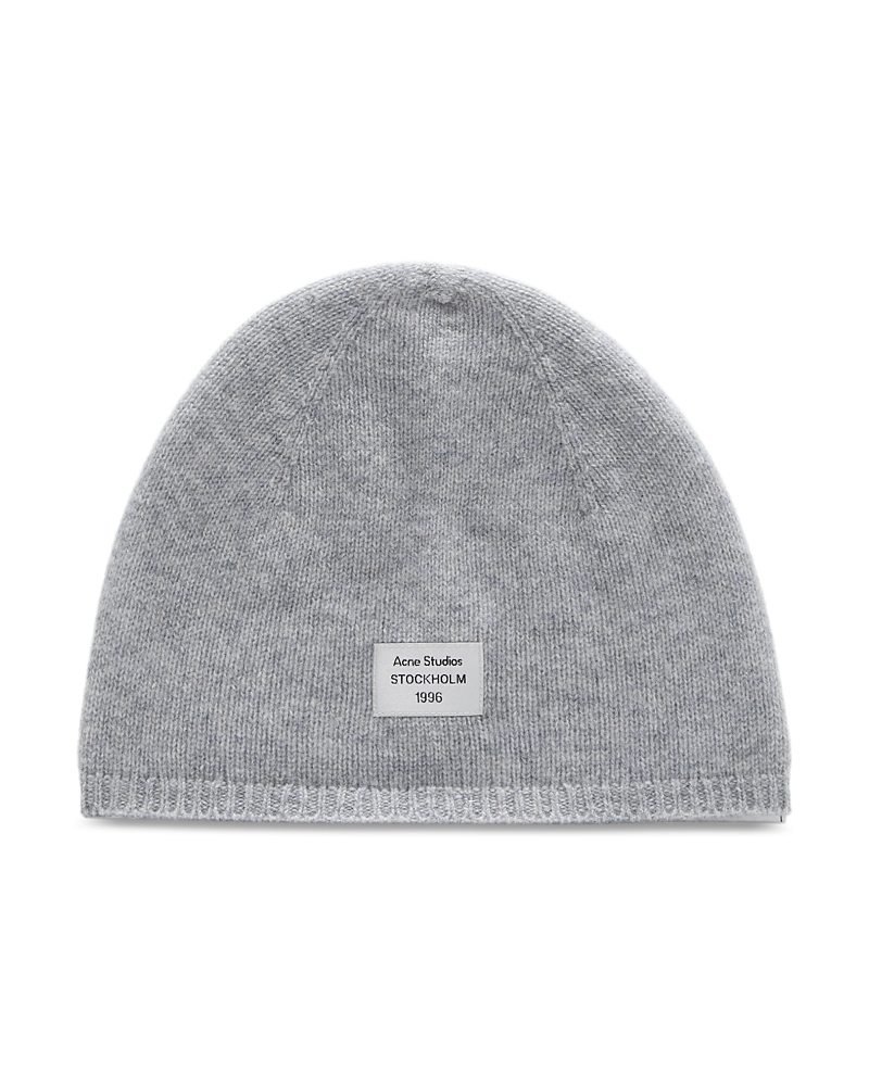 Acne Studios Cashmere Knit Beanie In Purple