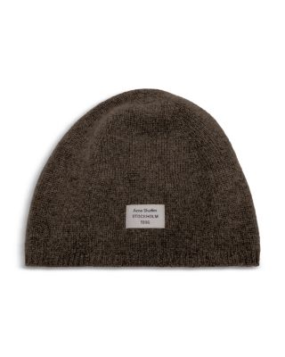 Acne Studios Cashmere Knit Beanie In Purple