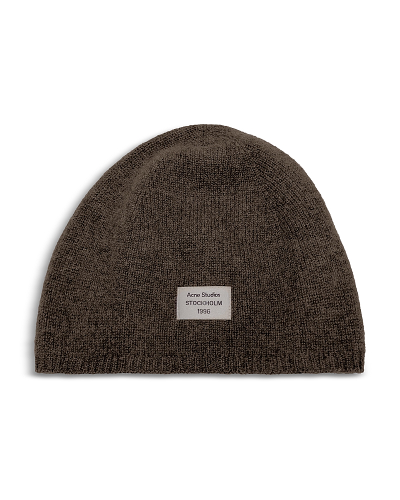 Acne Studios Cashmere Knit Beanie In Purple