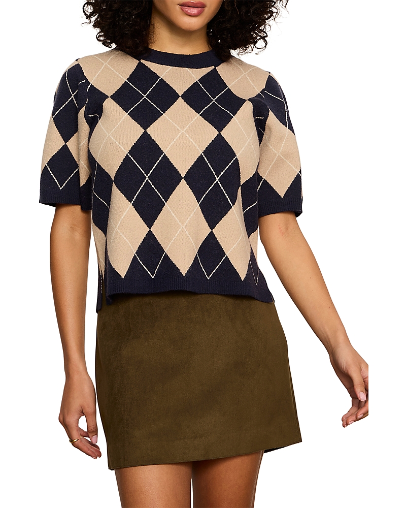 Sanctuary Argyle Perfect Sweater Tee