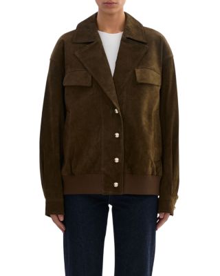 Aleda Oversized Suede Jacket
