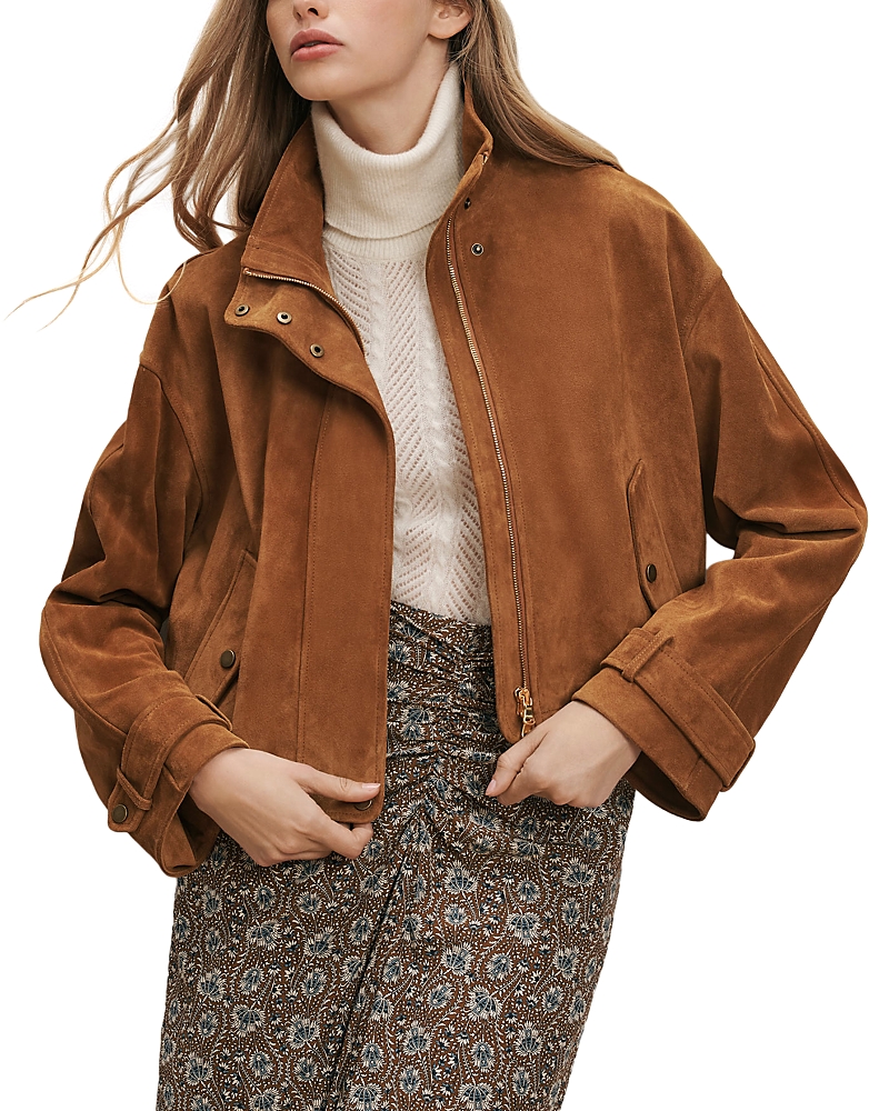 Veronica Beard Bateman Suede Jacket