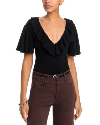 Inaya Merino Wool & Cotton Top